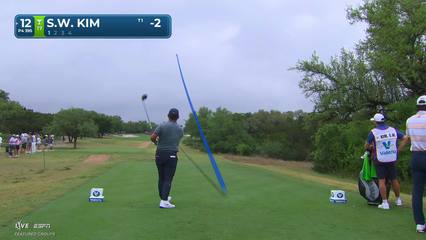 Si Woo Kim | Round 1 | 12th hole | Shot 1 | 2026 Valero