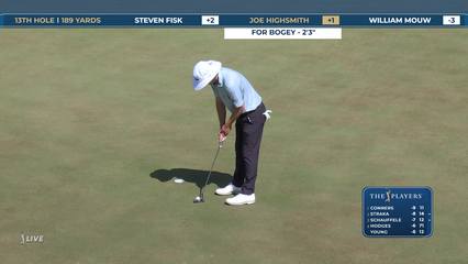 Joe Highsmith | Round 2 | 13th hole | Shot 4 | 2026 THE PLAYERS