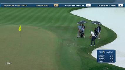 Sam Burns | Round 1 | 15th hole | Shot 5 | 2026 THE PLAYERS