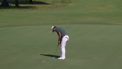 Matteo Manassero | Round 1 | 4th hole | Shot 3 | 2025 Sanderson Farms