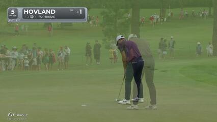 Viktor Hovland | Round 3 | 5th hole | Shot 3 | 2025 TOUR Championship