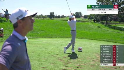 Jake Knapp | Round 3 | 8th hole | Shot 1 | 2025 3M Open