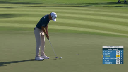 Eric Cole | Round 3 | 10th hole | Shot 5 | 2025 The RSM Classic