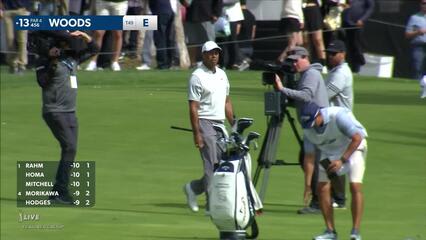 Tiger Woods | 2023 Genesis | Round 3 | 13th hole | Shot 2