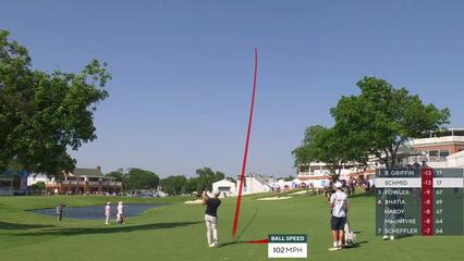 Matti Schmid | Round 3 | 18th hole | Shot 2 | 2025 Charles Schwab