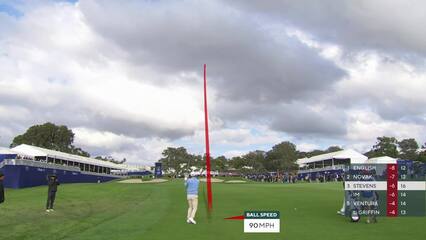 Sam Stevens | Round 4 | 17th hole | Shot 2 | 2025 Farmers