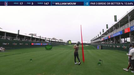 William Mouw | Round 1 | 17th hole | Shot 1 | 2025 THE CJ CUP