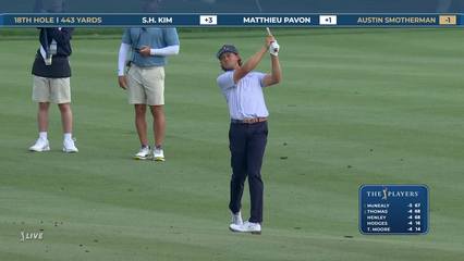 Austin Smotherman | Round 1 | 18th hole | Shot 2 | 2026 THE PLAYERS