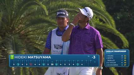 Hideki Matsuyama | Round 1 | 16th hole | Shot 4 | 2026 Cadillac
