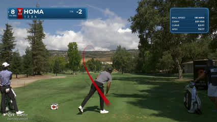 Max Homa | Round 1 | 8th hole | Shot 1 | 2025 Procore