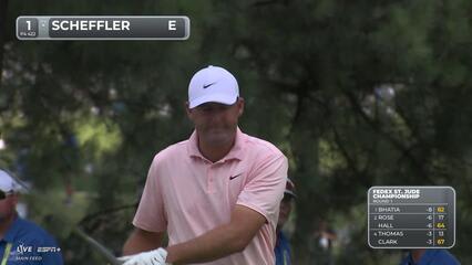 Scottie Scheffler | Round 1 | 1st hole | Shot 2 | 2025 FedEx St. Jude