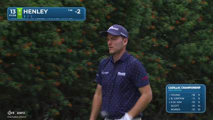 Russell Henley | Round 4 | 13th hole | Shot 1 | 2026 Cadillac