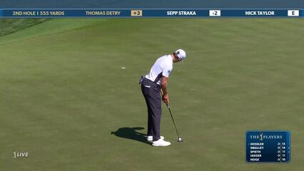 Thomas Detry | Round 1 | 2nd hole | Shot 5 | 2025 THE PLAYERS