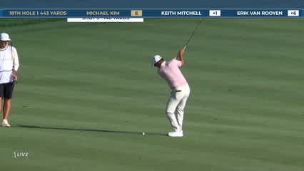 Michael Kim | Round 1 | 18th hole | Shot 3 | 2026 THE PLAYERS