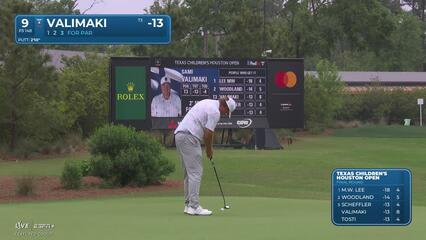 Sami Valimaki | Round 4 | 9th hole | Shot 3 | 2025 Houston Open
