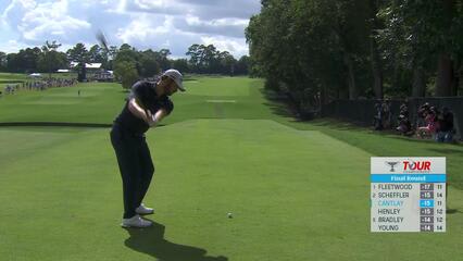 Patrick Cantlay | Round 4 | 12th hole | Shot 1 | 2025 TOUR Championship