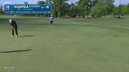 Shane Lowry | Round 2 | 15th hole | Shot 4 | 2026 Zurich Classic