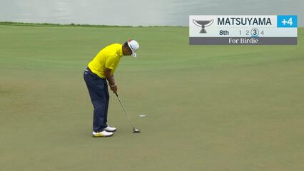 Hideki Matsuyama | Round 4 | 8th hole | Shot 4 | 2025 TOUR Championship