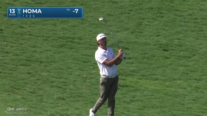 Max Homa | Round 2 | 13th hole | Shot 2 | 2025 The Sentry