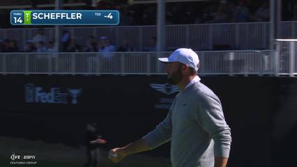 Scottie Scheffler | Round 3 | 14th hole | Shot 3 | 2026 The Genesis