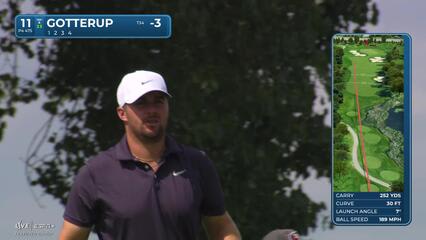 Chris Gotterup | Round 1 | 11th hole | Shot 1 | 2025 3M Open