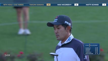 Takumi Kanaya | Round 1 | 16th hole | Shot 4 | 2026 THE PLAYERS