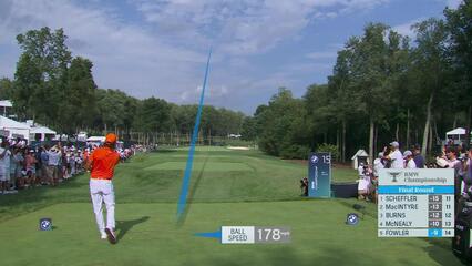 Rickie Fowler | Round 4 | 15th hole | Shot 1 | 2025 BMW Championship
