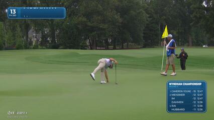 Denny McCarthy | Round 3 | 13th hole | Shot 4 | 2025 Wyndham