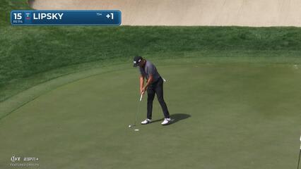 David Lipsky | Round 4 | 15th hole | Shot 4 | 2025 Valspar