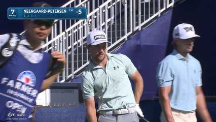 Rasmus Neergaard-Petersen | Round 3 | 7th hole | Shot 1 | 2026 Farmers