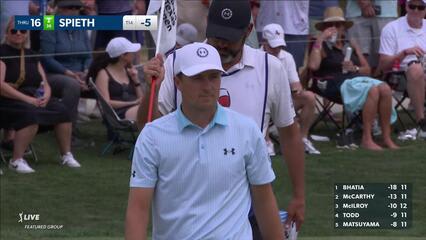Jordan Spieth | 2024 Valero | Round 4 | 16th hole | Shot 4