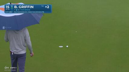Ben Griffin | Round 1 | 15th hole | Shot 3 | 2025 Houston Open