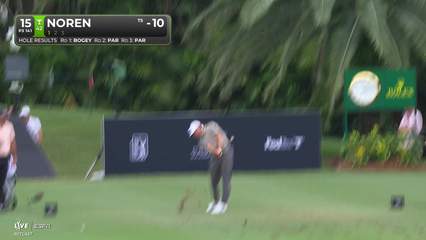 Alex Noren | Round 4 | 15th hole | Shot 1 | 2026 Cadillac