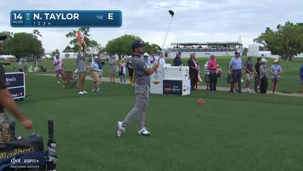 Nick Taylor | Round 2 | 14th hole | Shot 1 | 2025 Houston Open