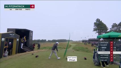 Matt Fitzpatrick | Round 3 | 1st hole | Shot 1 | 2026 Genesis Scottish Open