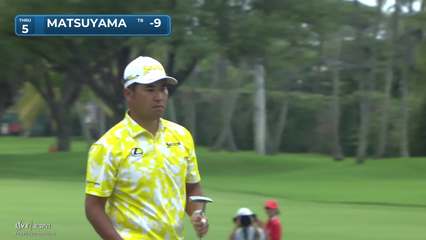 Hideki Matsuyama | Round 4 | 5th hole | Shot 3 | 2026 Sony Open