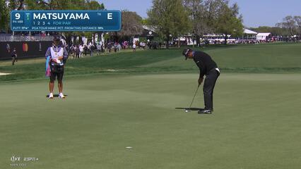 Hideki Matsuyama | Round 1 | 9th hole | Shot 5 | 2025 Arnold Palmer