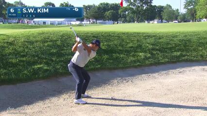 Si Woo Kim | Round 4 | 6th hole | Shot 3 | 2025 Rocket Classic