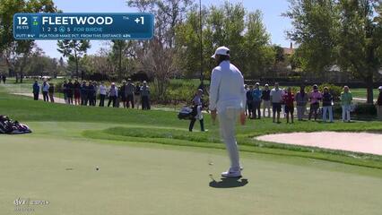 Tommy Fleetwood | Round 1 | 12th hole | Shot 5 | 2025 Arnold Palmer