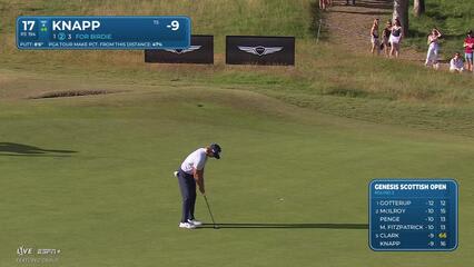 Jake Knapp | Round 3 | 17th hole | Shot 2 | 2025 Genesis Scottish Open