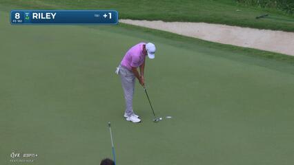 Davis Riley | Round 1 | 8th hole | Shot 5 | 2025 Charles Schwab