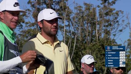 Scottie Scheffler | Round 2 | 16th hole | Shot 1 | 2025 Genesis Scottish Open