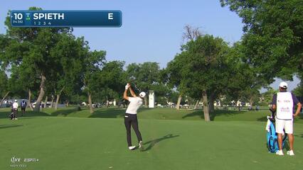 Jordan Spieth | Round 1 | 10th hole | Shot 2 | 2025 Charles Schwab