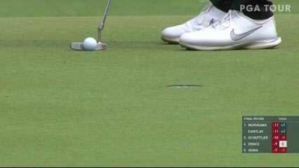 Scottie Scheffler | 2021 the Memorial | Round 4 | 10th hole | Shot 4