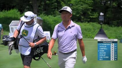 David Lipsky | Round 4 | 2nd hole | Shot 1 | 2025 John Deere