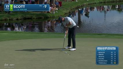 Adam Scott | Round 4 | 17th hole | Shot 3 | 2026 Arnold Palmer