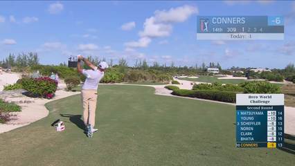 Corey Conners | Round 2 | 14th hole | Shot 1 | 2025 Hero World Challenge