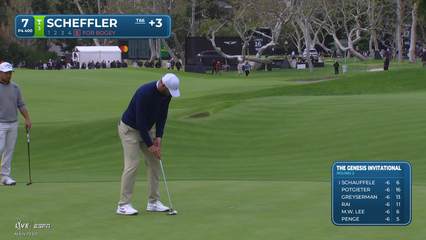 Scottie Scheffler | Round 2 | 7th hole | Shot 5 | 2026 The Genesis