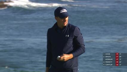 Jordan Spieth | 2022 AT&T Pebble Beach | Round 4 | 18th hole | Shot 5