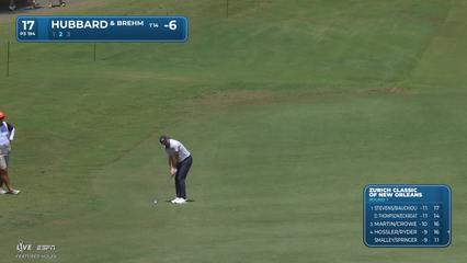Mark Hubbard | Round 1 | 17th hole | Shot 2 | 2026 Zurich Classic